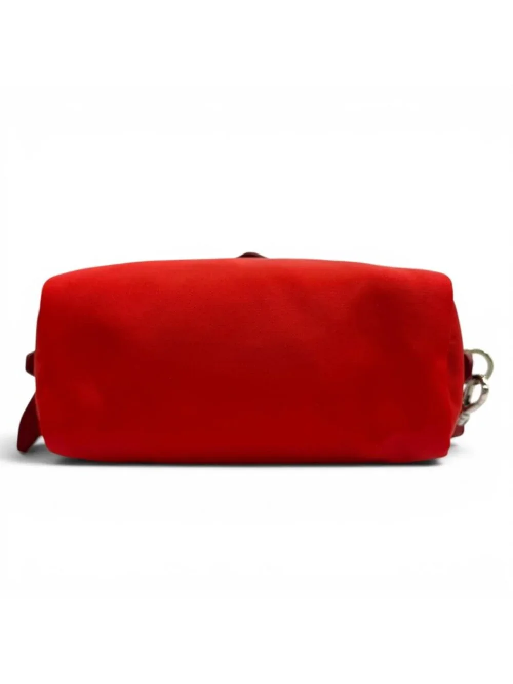 Prada Vela Re-Nylon Mini Pouch Rosso Makeup